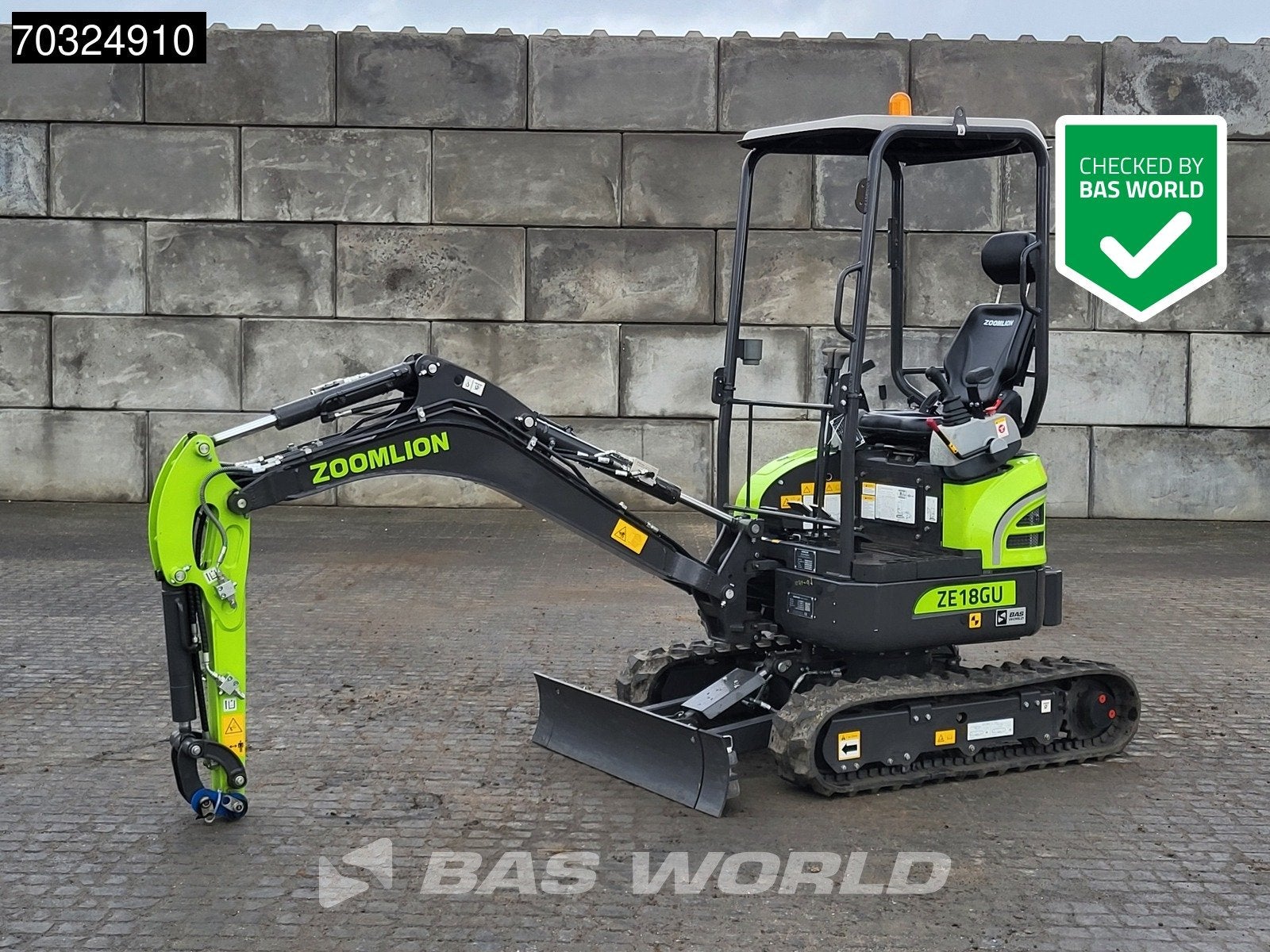 Zoomlion ZE18 GU KUBOTA ENGINE - CE CERTIFIED, Graafmachine