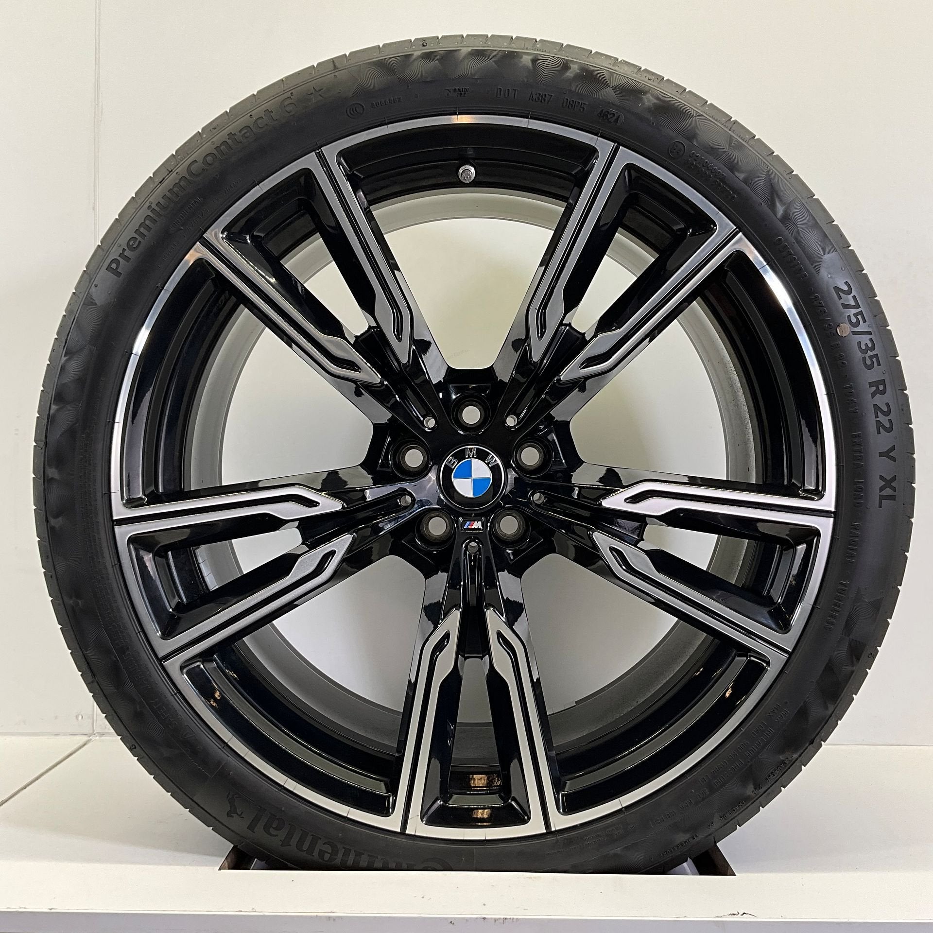 BMW X5 G05 X6 G06 BREEDSET VELGEN + ZOMERBANDEN 22 INCH ORIG, Pneus et Jantes, Véhicule de tourisme, -, Autres dimensions