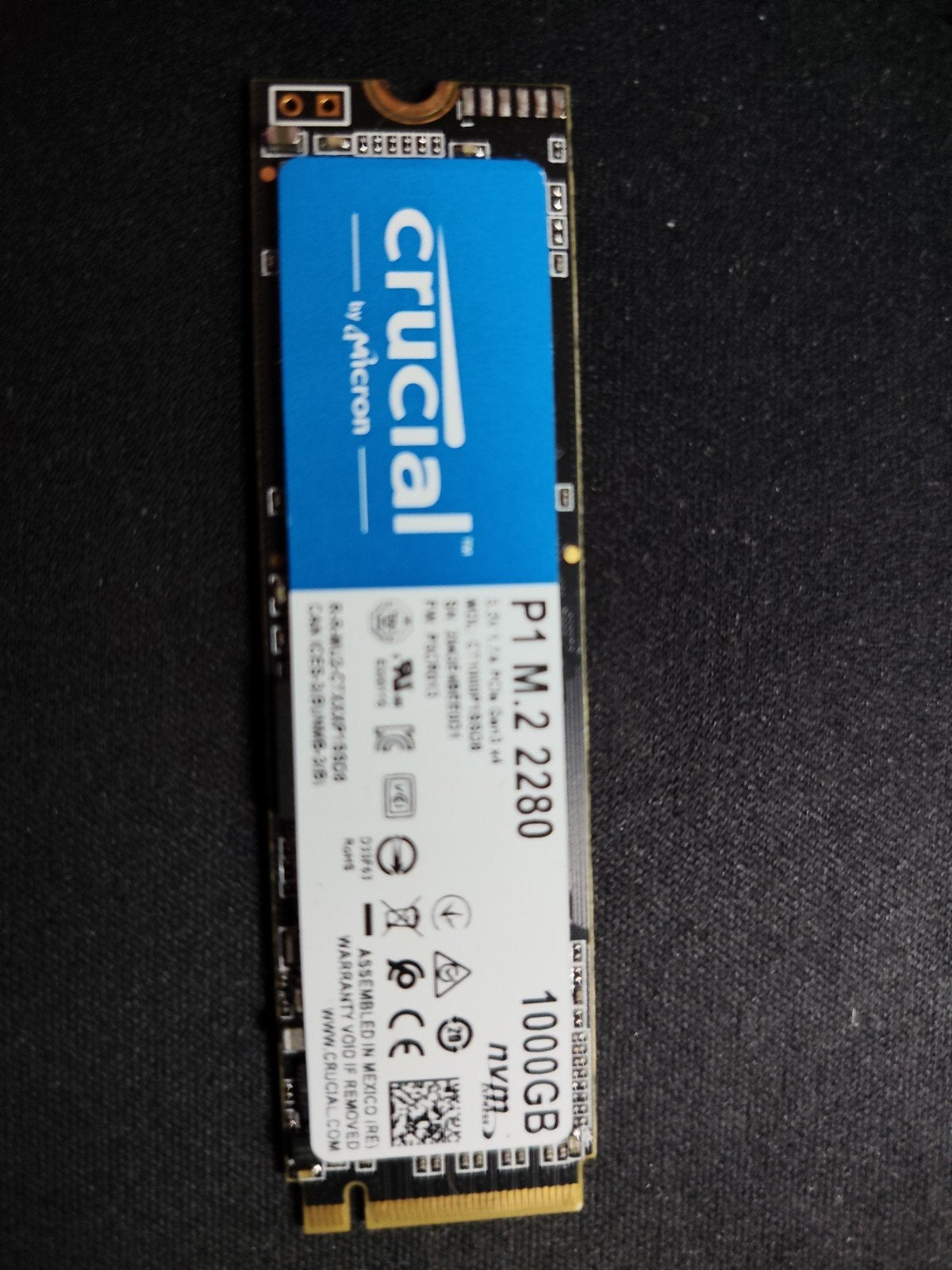 ssd m.2 1TB, Computers en Software, Ophalen, Laptop, SSD
