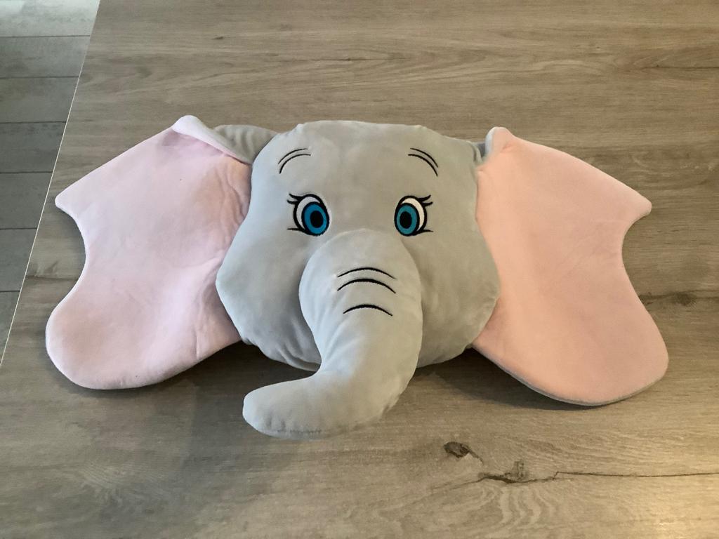 Disney Dumbo pluche kussen (30 cm), Disney, Disney, Grijs, Ophalen of Verzenden