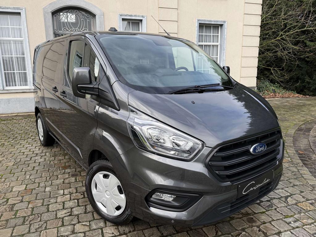 Ford Transit Custom 300S 2.0 TD Aut. Trend 3 Zpl, Trekhaak,, Auto's, Automaat, Stof, Gebruikt, Euro 6