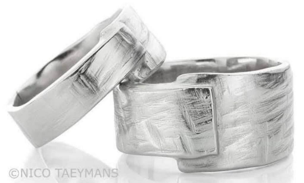Ring Nico Taeymans…, Ophalen, Zo goed als nieuw, Dame, Zilver
