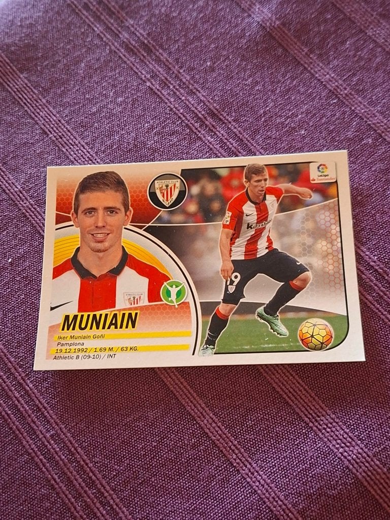 Panini / Sticker / Iker Munain / Atletico Bilbao / 2016-2017, Enlèvement ou Envoi, Neuf, Affiche, Image ou Autocollant