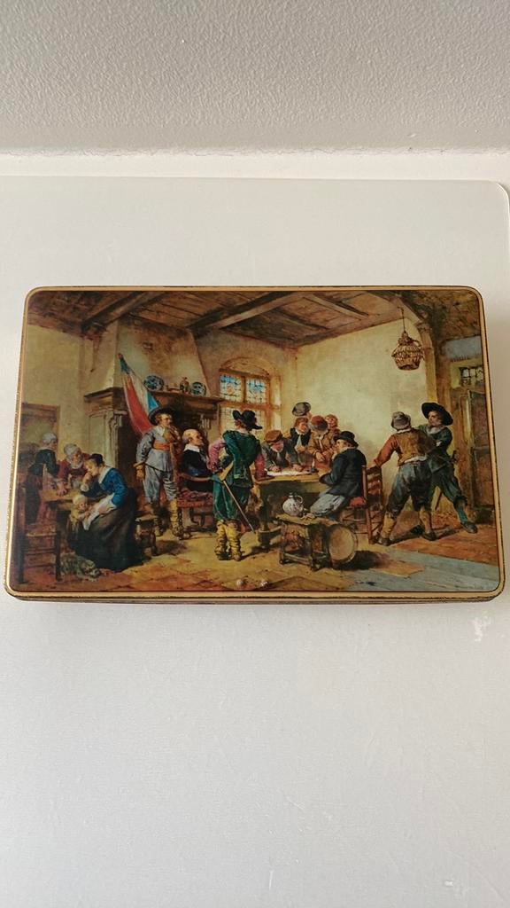 Vintage blikken doos, Ophalen of Verzenden, Zo goed als nieuw
