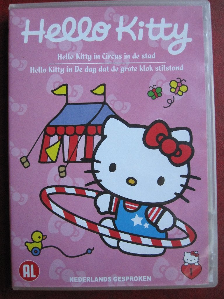 Hello Kitty Circus in de stad + De dag dat de grote klok st, Tekenfilm, Ophalen of Verzenden, Zo goed als nieuw, Alle leeftijden