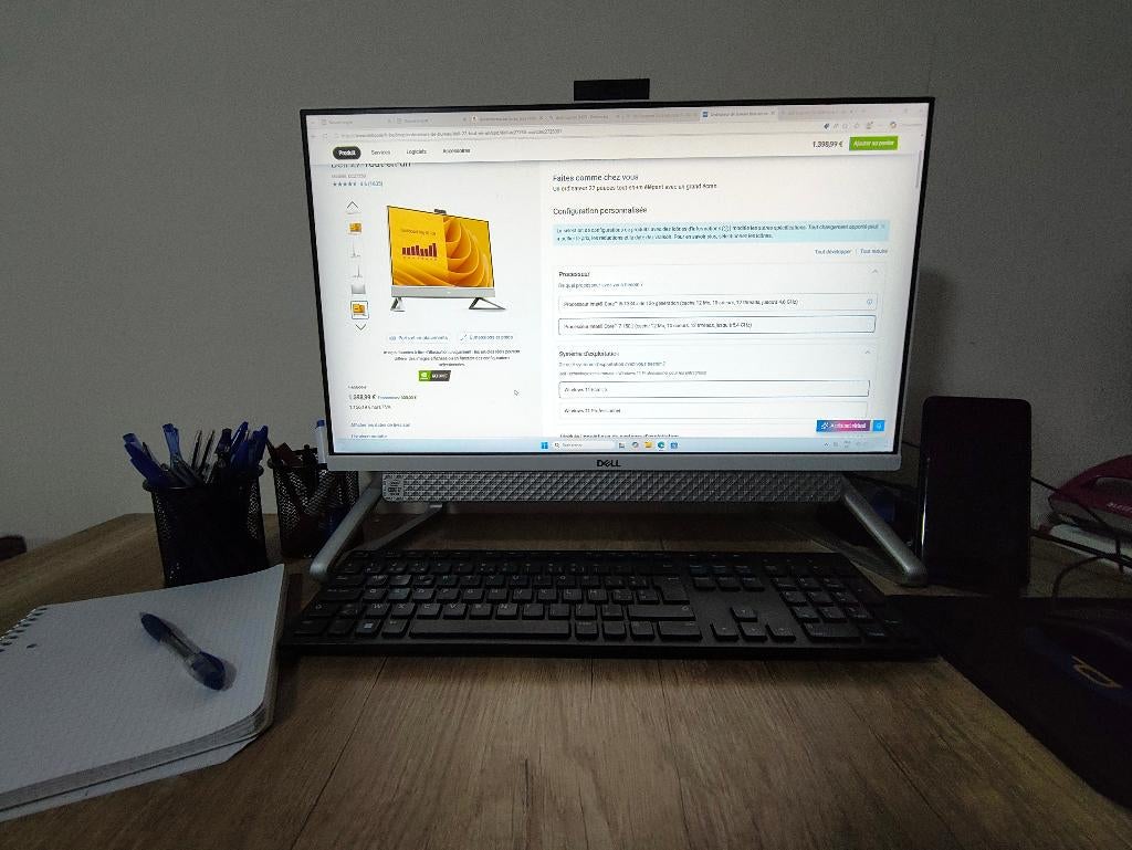 Dell inspiron 5490 tactile, 4 Ghz ou plus, Enlèvement, Gaming, HDD