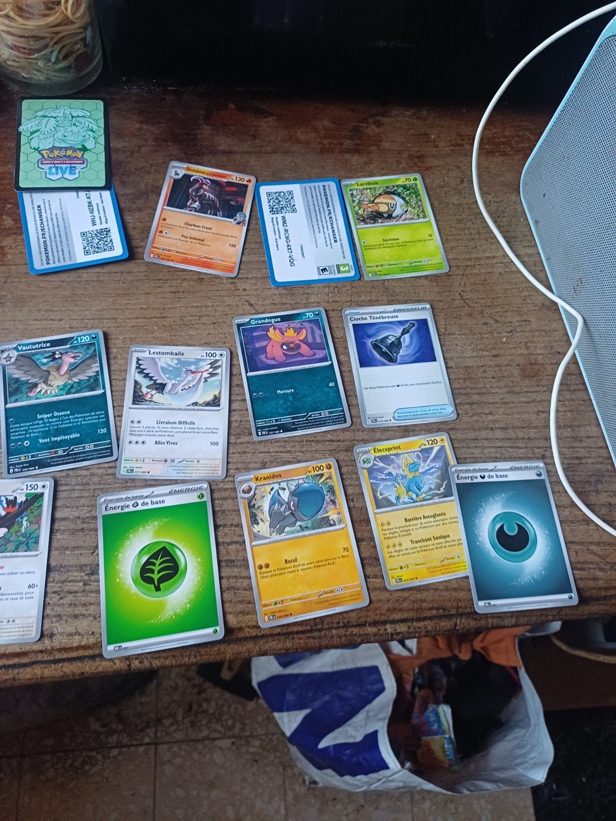 Carte pokemon, Ophalen