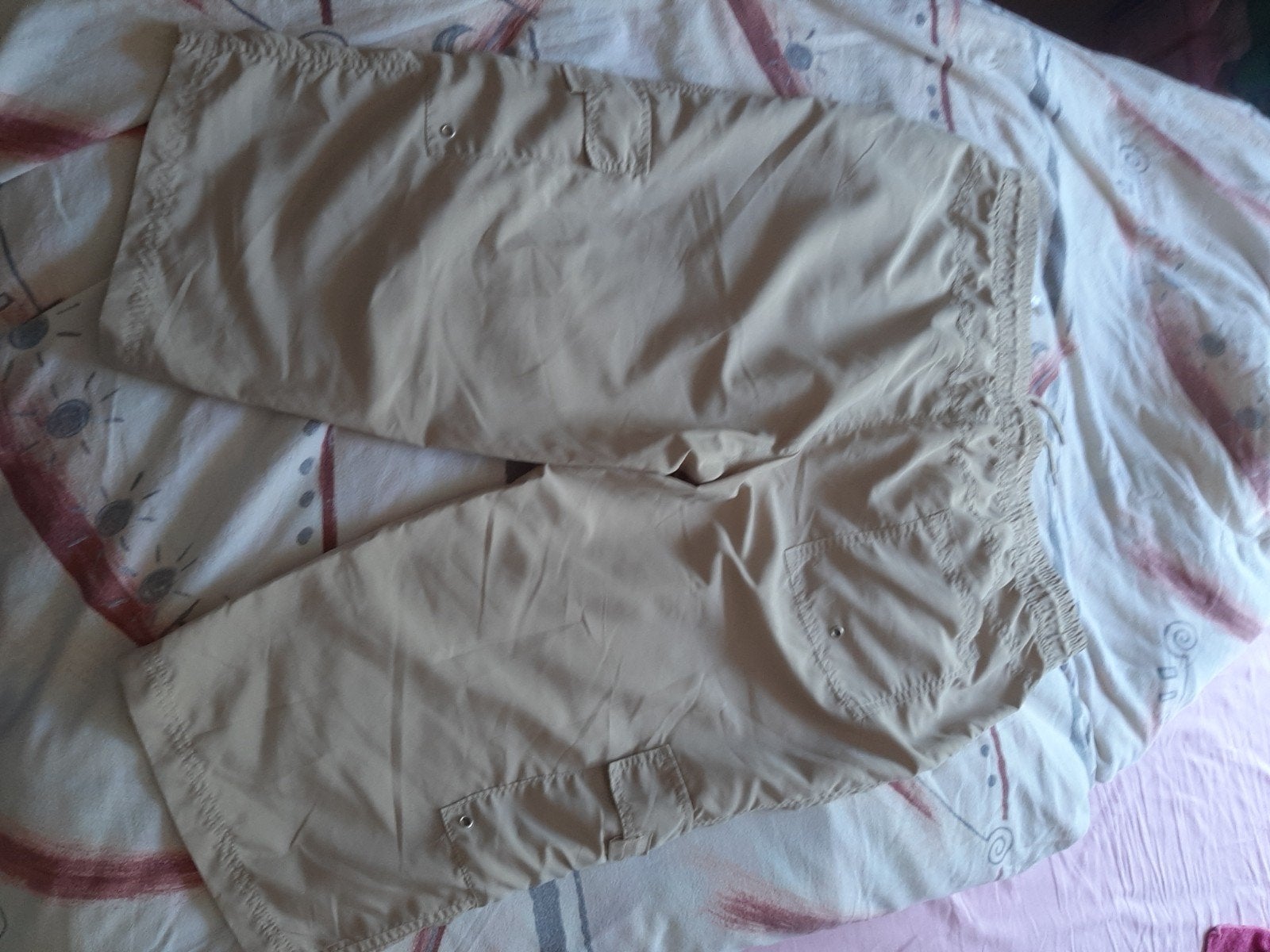 Heren zomer kniebroek polyester maat XL met bandrek koord, Ophalen, Maat 56/58 (XL)