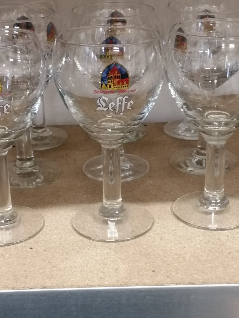 20 glazen Leffe 33cl, Enlèvement, Comme neuf, Verre ou Verres, Leffe