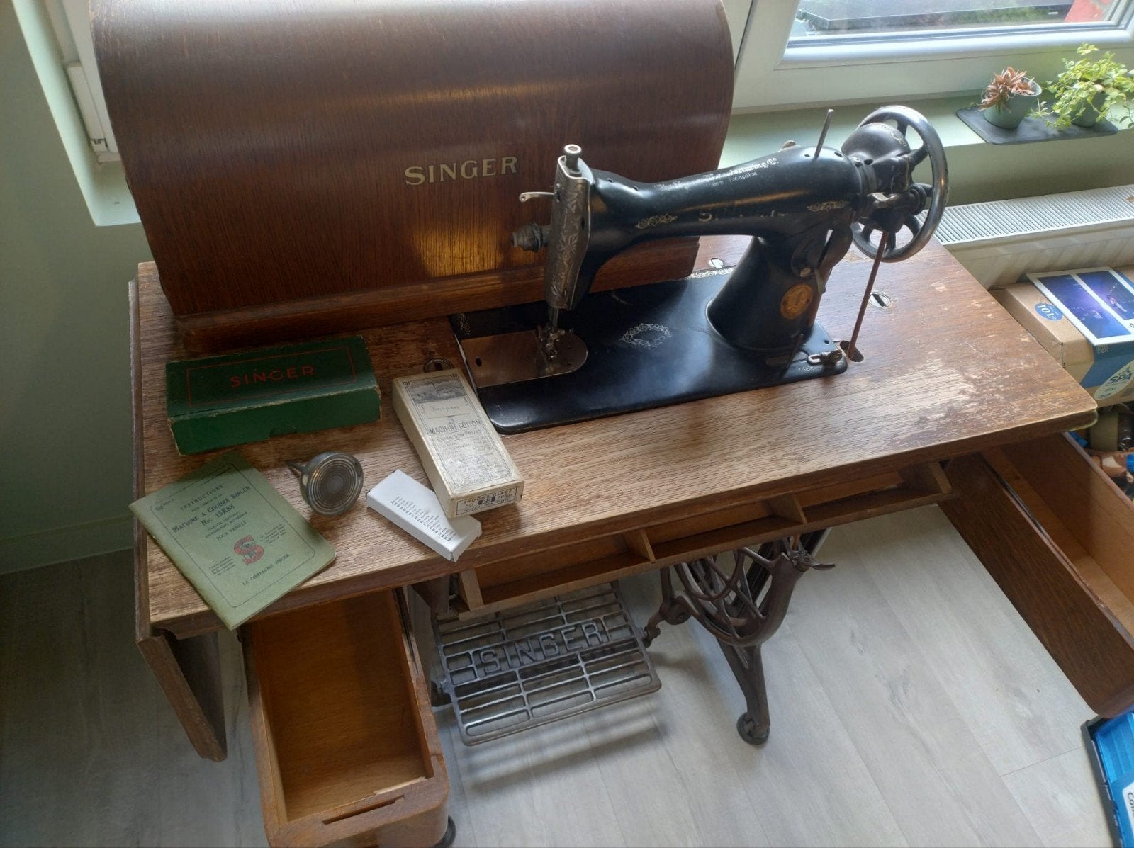 naaimachine singer, Antiek en Kunst, Antiek | Naaimachines, Ophalen