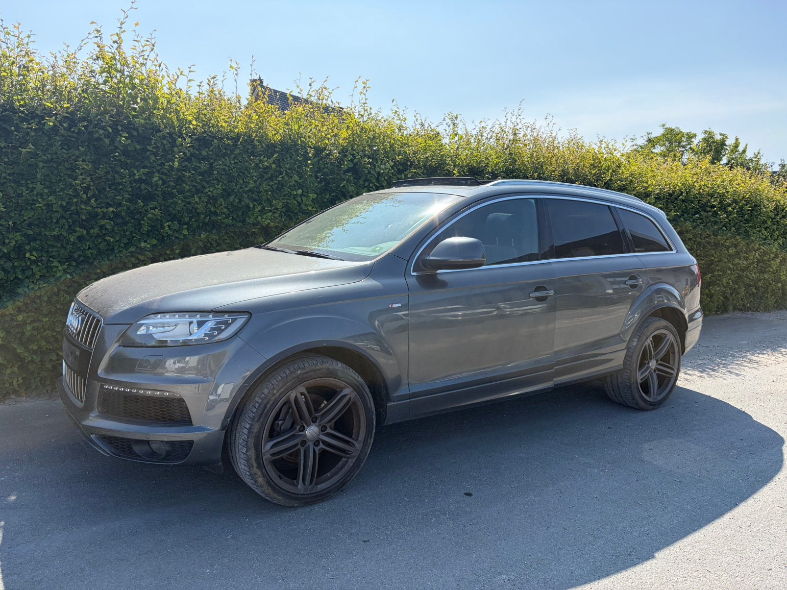 Audi Q7 quattro - S-line en option complète, Autos, Cuir, Achat, 7 places, Noir
