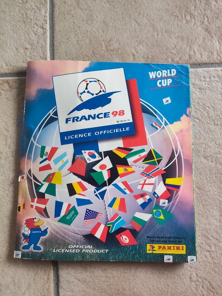 Voetbal stickerboek WK 98, Verzamelen, Ophalen, Zo goed als nieuw, Overige typen