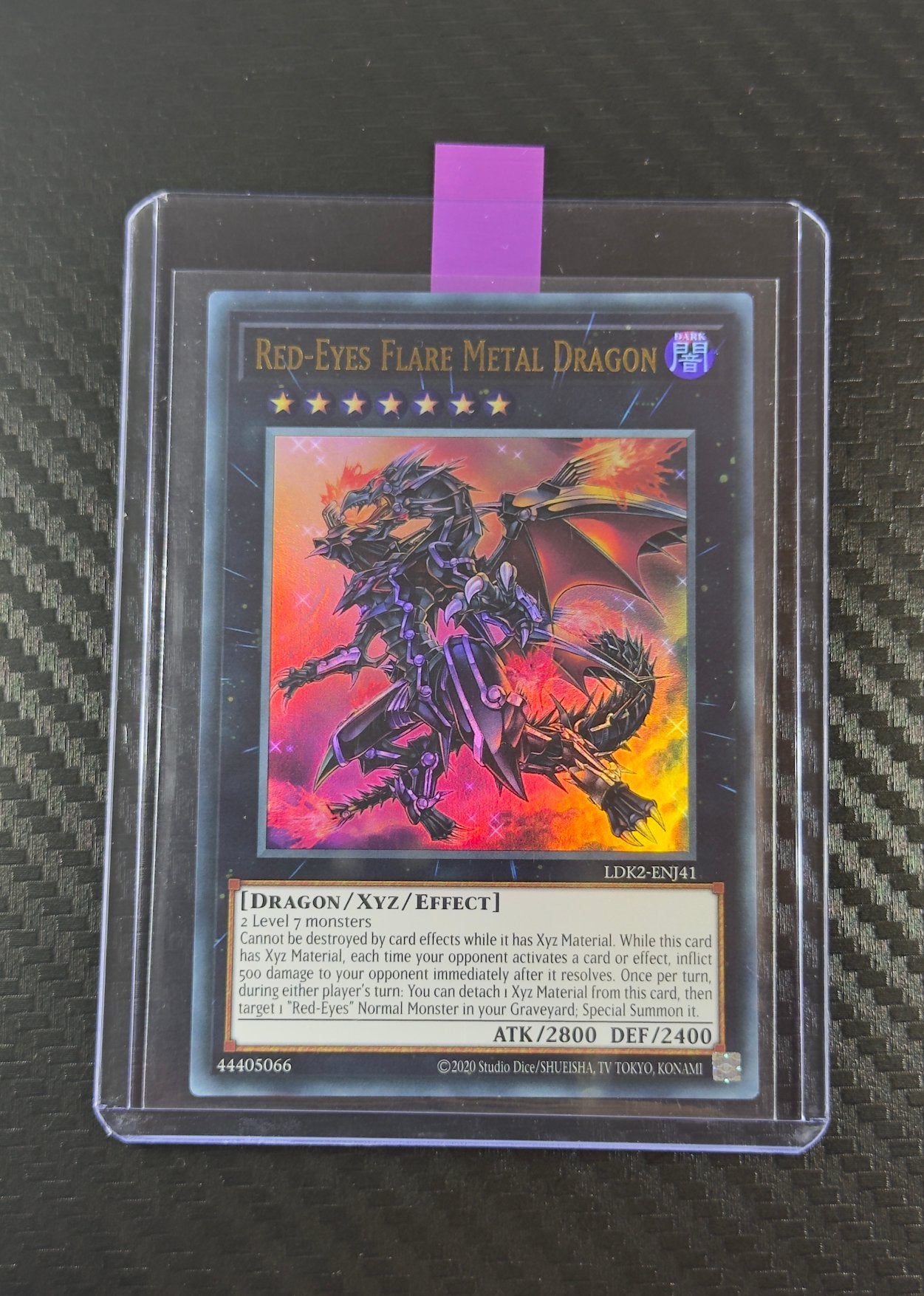 Red-Eyes Flare Metal Dragon | Ultra Rare | Holo, Hobby en Vrije tijd, Verzamelkaartspellen | Yu-gi-Oh!, Verzenden, Zo goed als nieuw