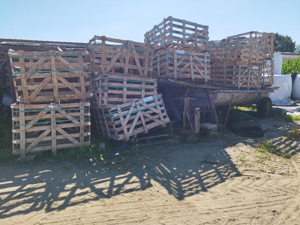 Houten bakken, Enlèvement, Utilisé