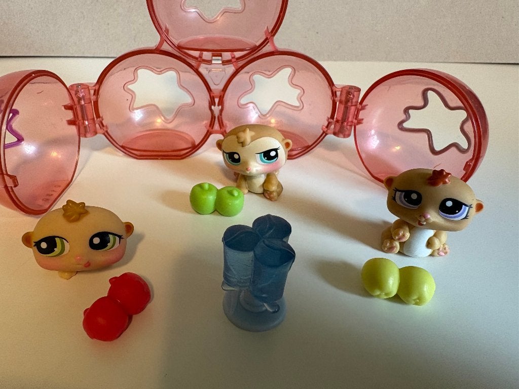 Littlest Petshop Petriplets Hamsters drieling, Verzamelen, Ophalen of Verzenden, Zo goed als nieuw