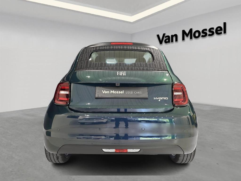 Fiat 500C 1.0 Hybrid LA PRIMA cabrio, Voorwielaandrijving, 4 zetels, Stof, Gebruikt