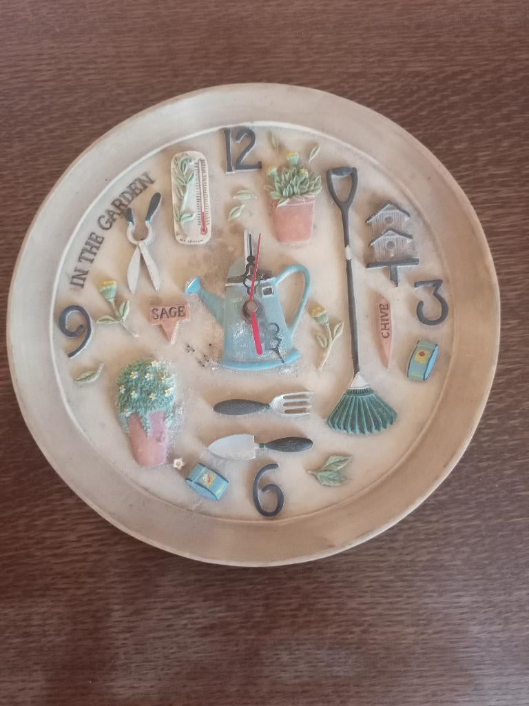 Horloge décorative jardin, Antiquités & Art, Antiquités | Horloges, Enlèvement ou Envoi