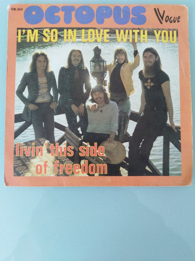 OCTOPUS: "I'm so in love with you" - Belpoptopper!, 7 inch, Zo goed als nieuw, Pop, Fotohoes