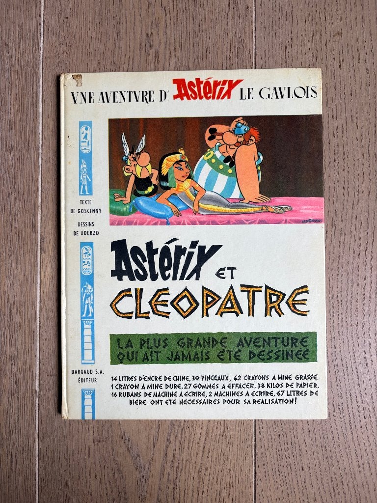 Asterix et Cleopatre, Une BD, Enlèvement, Utilisé, Goscinny - Uderzo