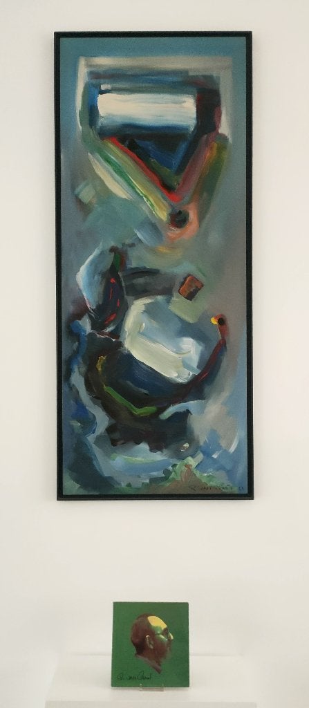 REMI VAN PRAET/schilderij (groot formaat/1987) + BOEK, Ophalen