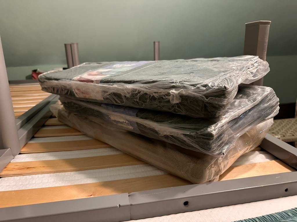 Gratis trapmatten, Enlèvement ou Envoi, Comme neuf, Beige