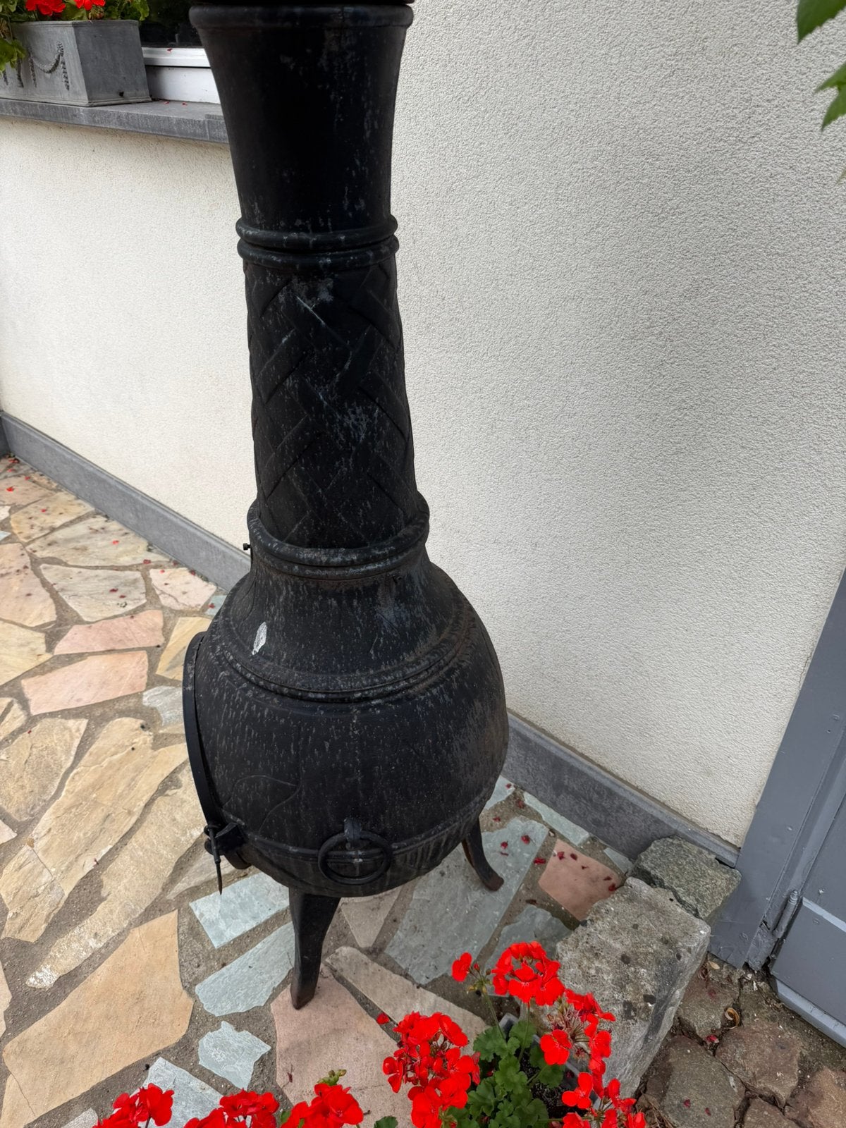 Houtkachel voor buiten, Tuin en Terras, Ophalen, Gebruikt