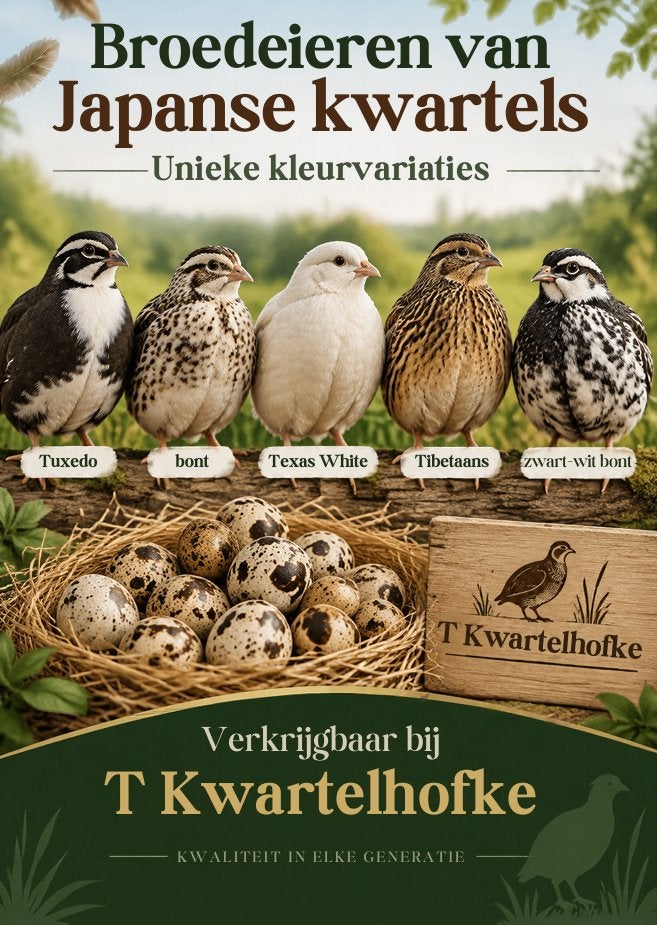 Speciale kleurvariaties broedeieren Japanse kwartels, Plusieurs animaux, Autres espèces