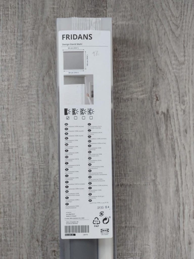 Recent Nieuw Ikea Verduisterend rolgordijn, grijs, Ophalen, Zo goed als nieuw