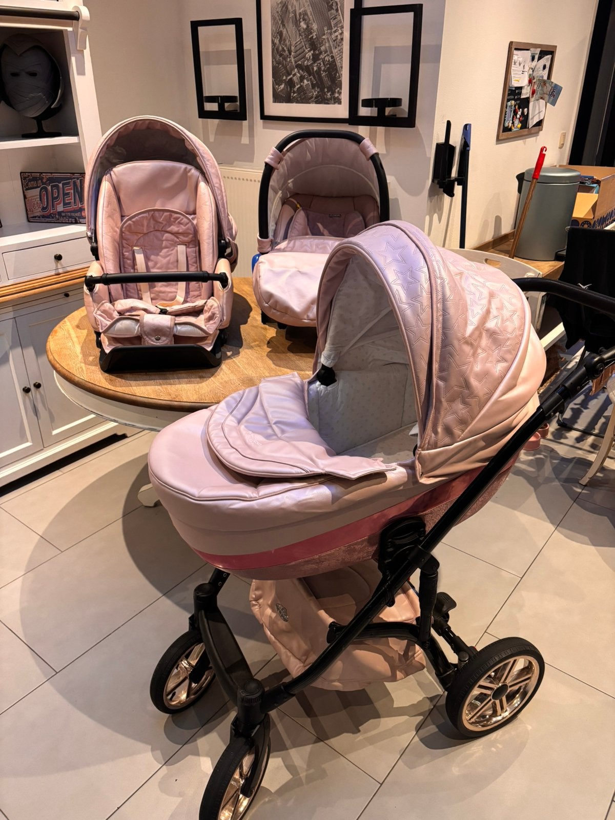 Kinderwagen set, Met autostoeltje, Zo goed als nieuw, Combiwagen, Ophalen