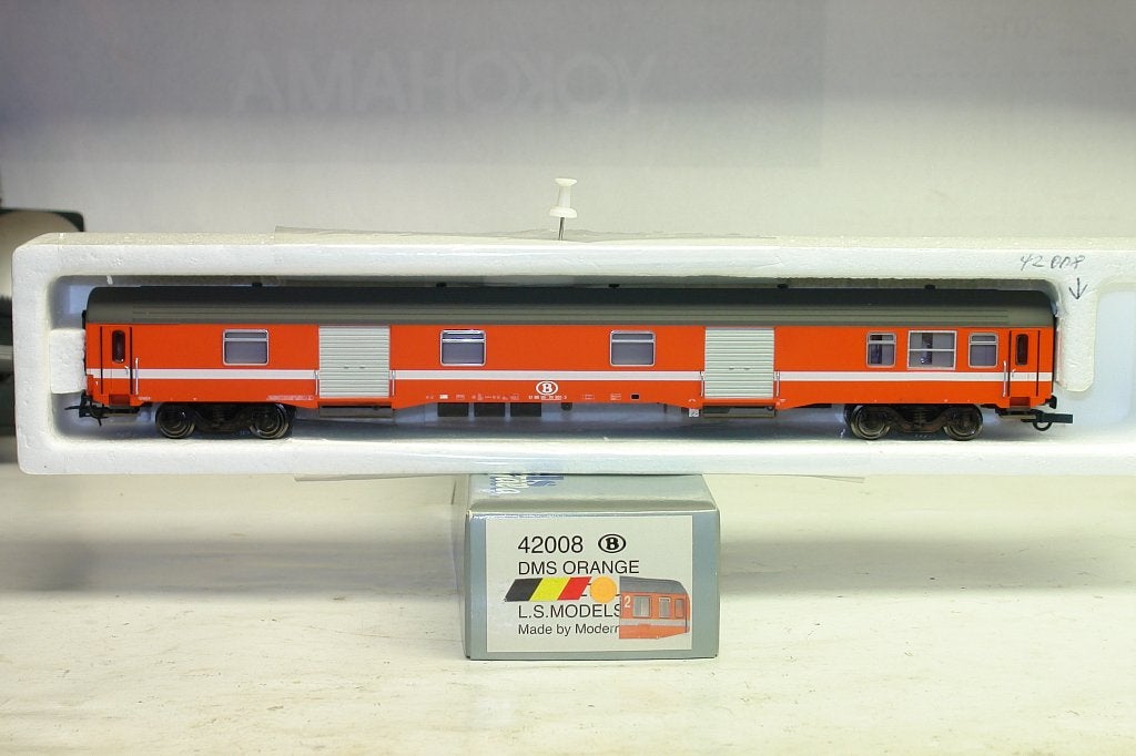 LS MODELS 42008 SNCB NMBS DMS ORANGE HO, Autres marques, Enlèvement ou Envoi, Wagon, Comme neuf
