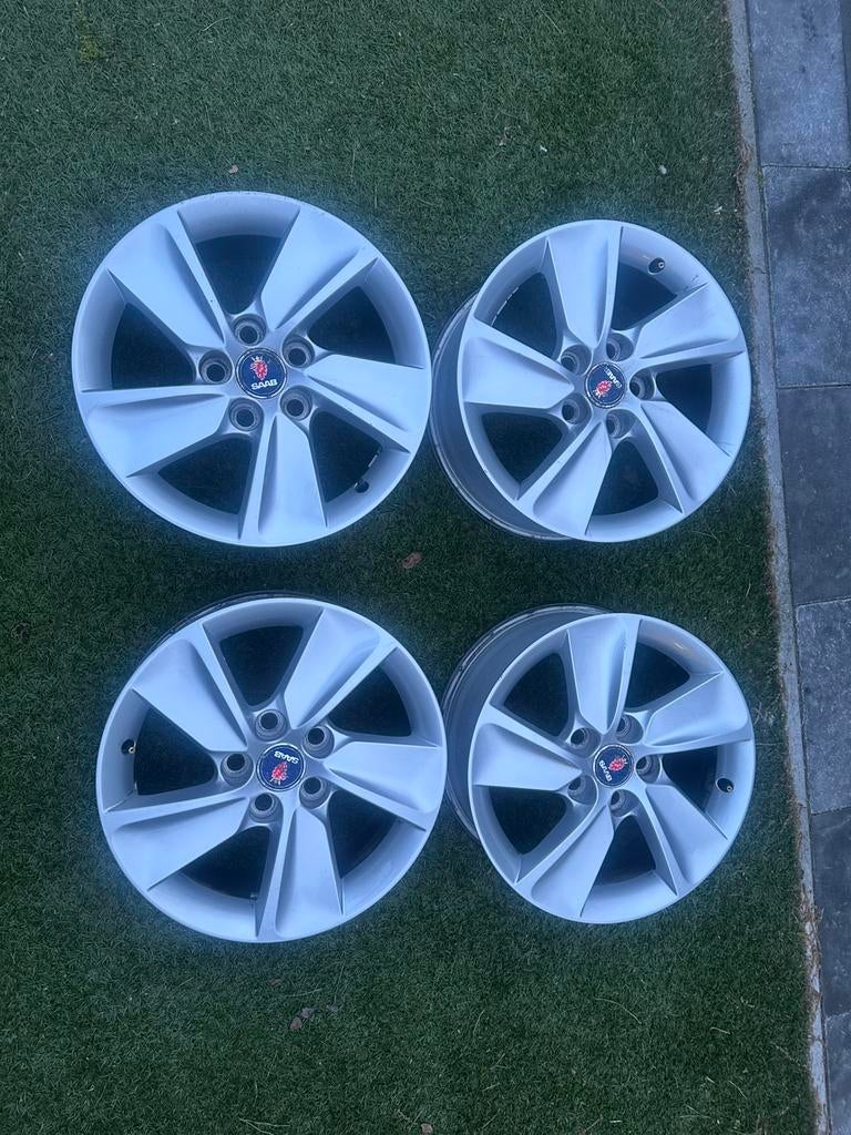 Saab 9-5NG originele velgen 17inch, Auto-onderdelen, Ophalen, Band(en)