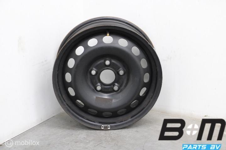 1 losse 15 inch stalen velg VW Caddy 2K 2K0601027B, Auto-onderdelen, Banden en Velgen, Gebruikt, Velg(en)