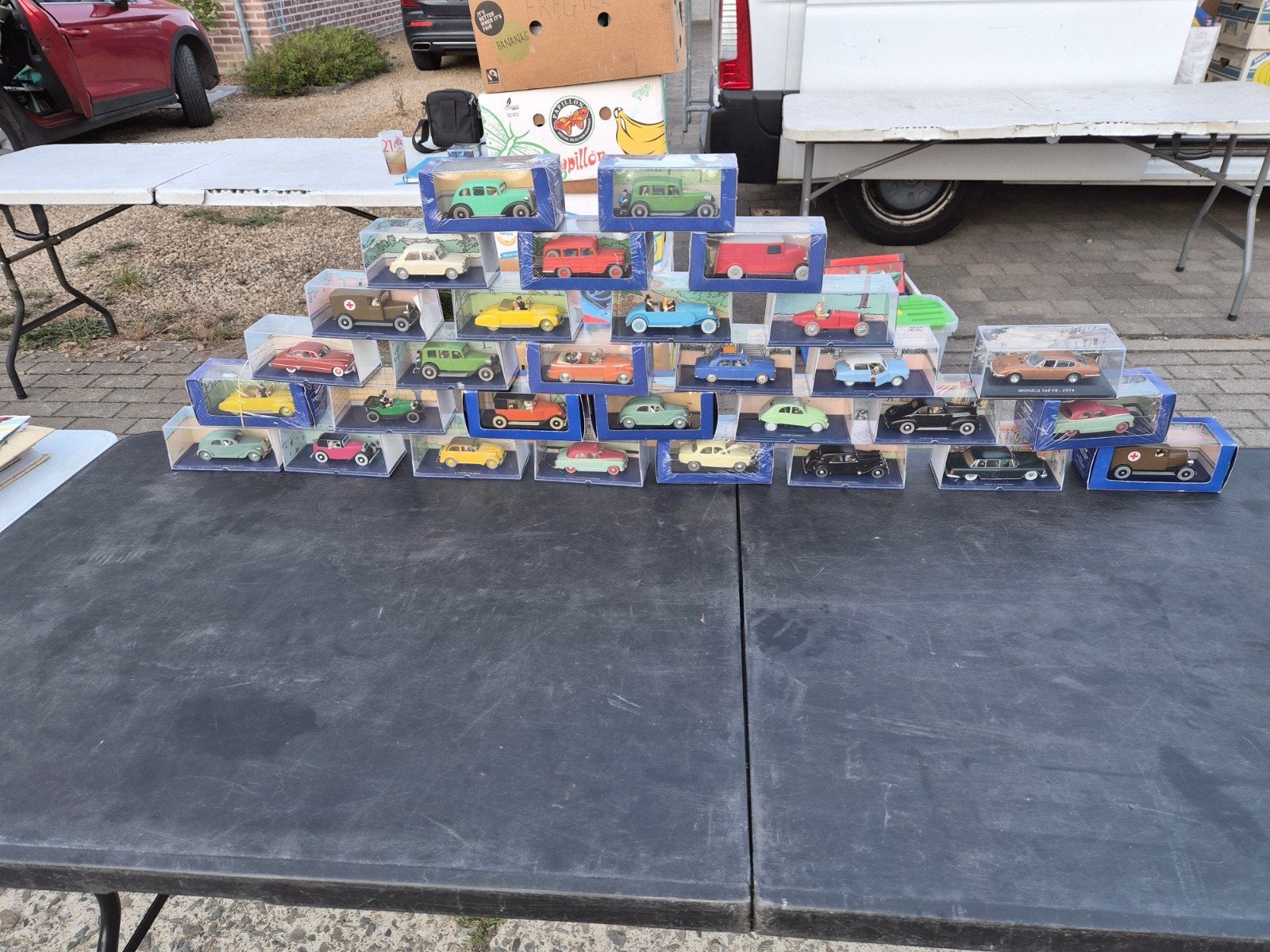 voiture tintin,,20 euros pièces