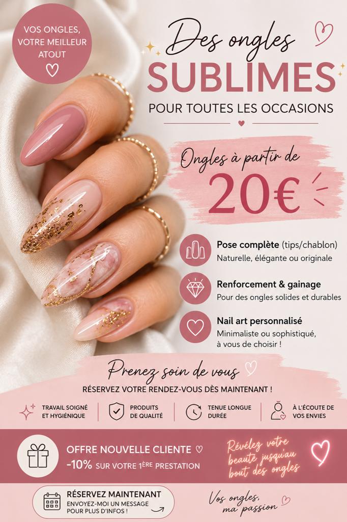 Ongles en gel, Enlèvement, Comme neuf