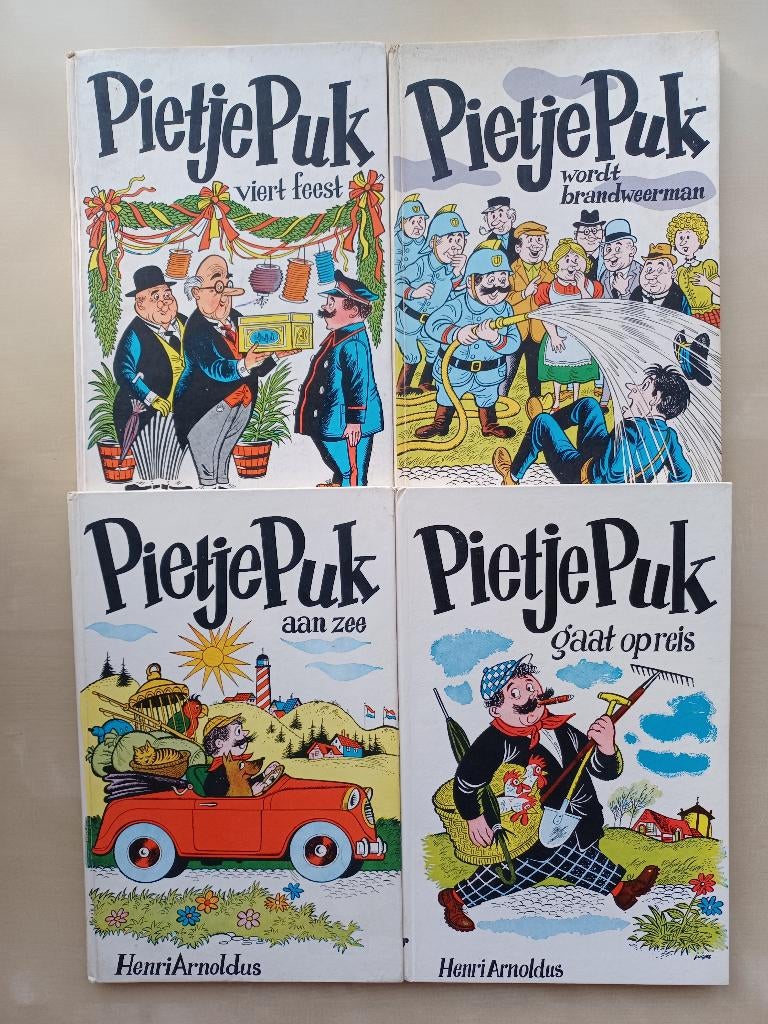 Pietje Puk - nrs 3,6,19,29, Boeken, Ophalen of Verzenden, Gelezen, Henri Arnoldus, Fictie algemeen