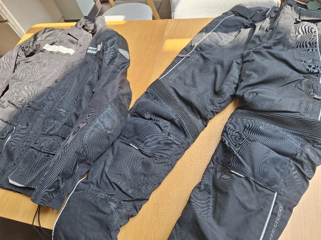 motorpak jas en broek Hein Gericke, Motoren, Kleding | Motorkleding, Ophalen, Hein Gericke, Tweedehands, Heren