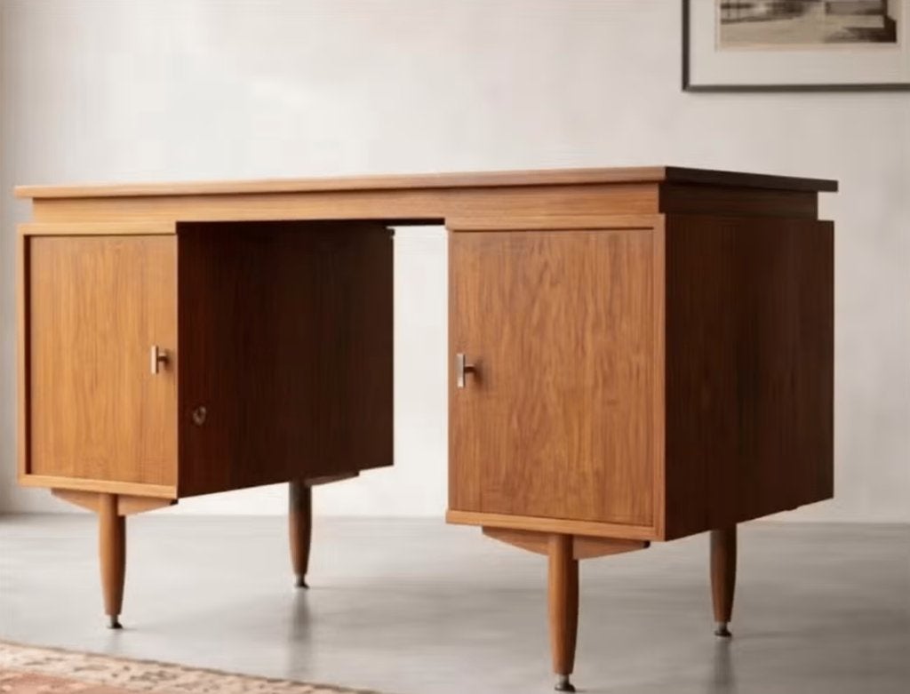 vintage bureau, Huis en Inrichting, Vintage, Ophalen, Gebruikt