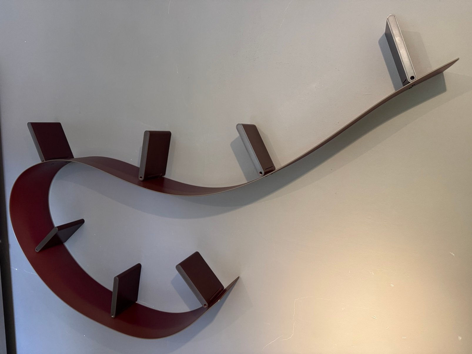 Etagère Design, Enlèvement, Décoration murale, Rouge, Plastique