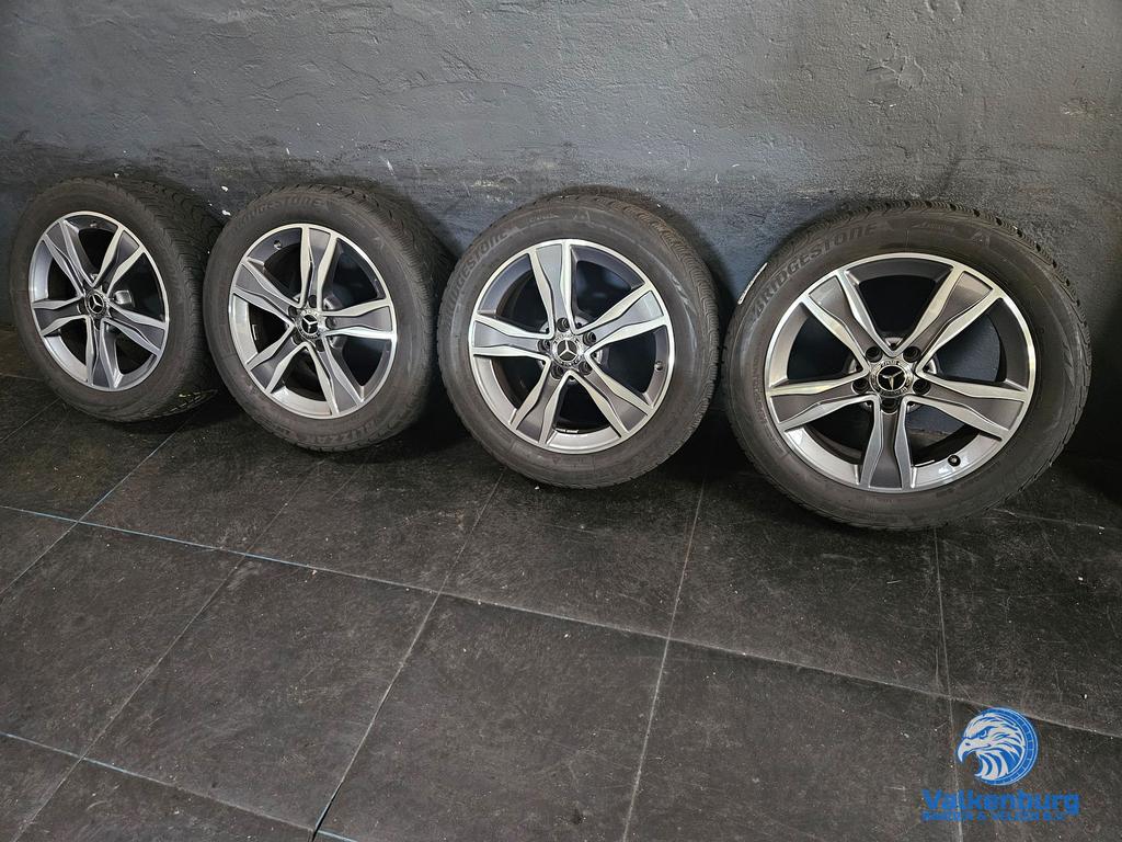 5-6mm! Originele Mercedes C-klasse W205 17 inch antraciete v, Auto-onderdelen, Gebruikt, -, -, Banden en Velgen