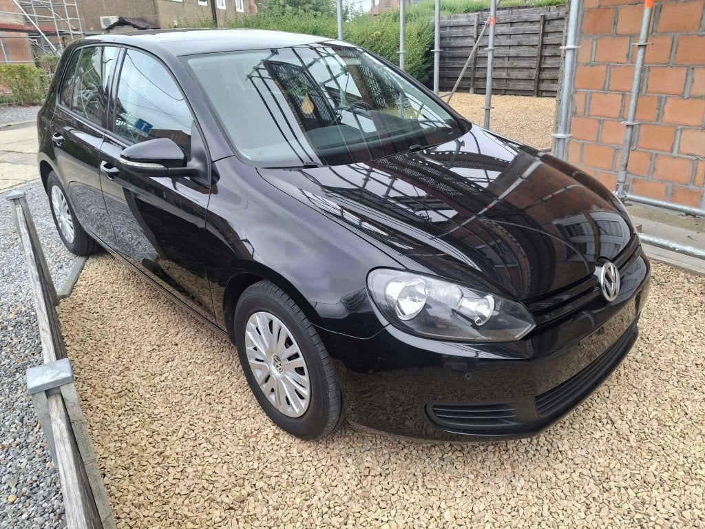 VW GOLF 6 2010 105CV, Stof, 1600 cc, Zwart, Te koop