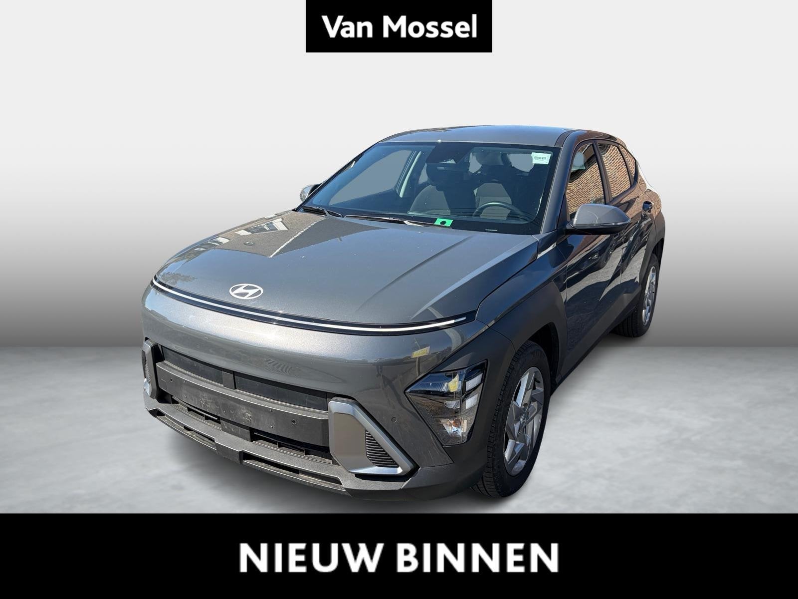 Hyundai Kona 1.6 T-GDI Techno 48V 7-DCT, https://public.car-pass.be/vhr/ee8850d3-1bec-4304-9b90-c2d04604c401, Stof, Gebruikt, 4 cilinders