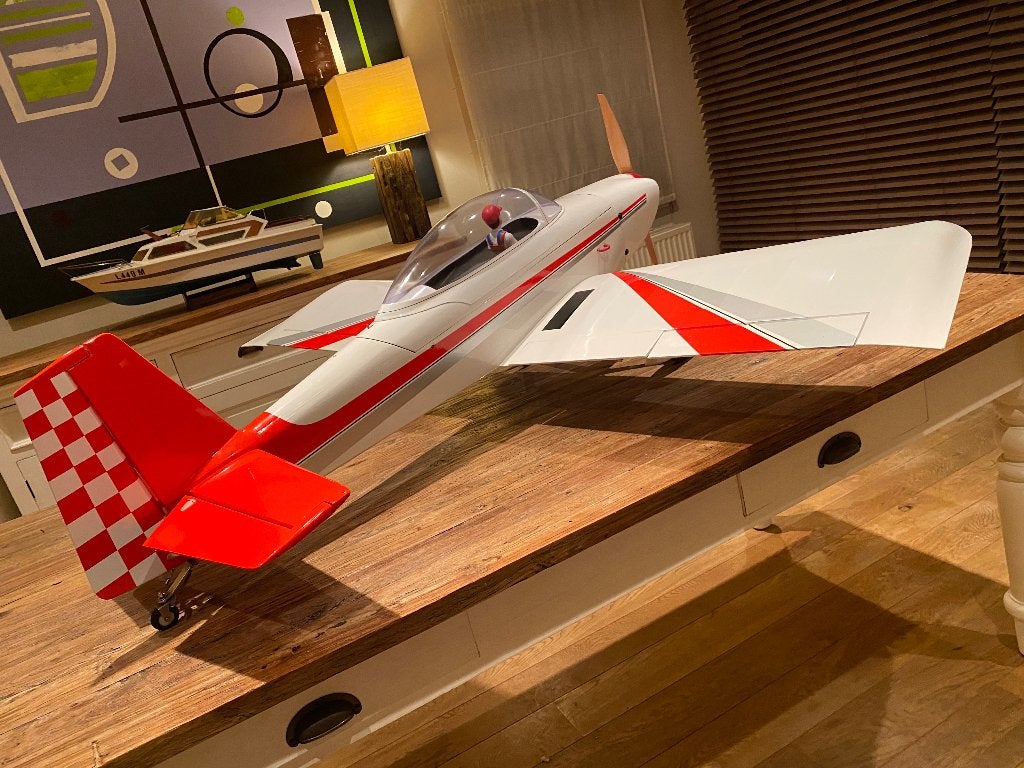 RV8 van Hangar 9 Rc vliegtuig nieuw gebouwd, Ophalen of Verzenden, Nieuw, Elektro