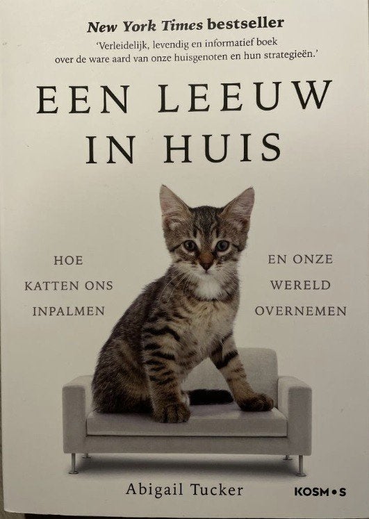 Een leeuw in huis, Abigail Tucker, Livres, Enlèvement ou Envoi, Comme neuf, Chats
