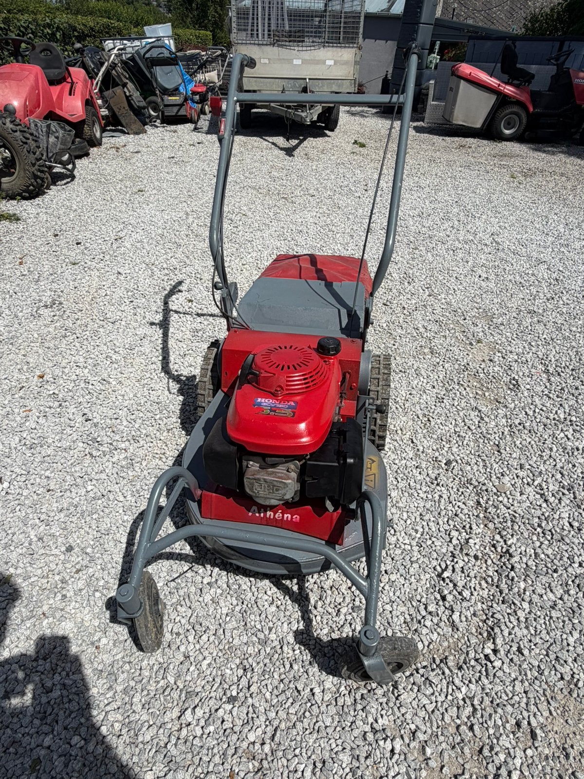 Tondeuse Honda, Enlèvement ou Envoi, 40 à 49 cm, Tondeuse à cylindre, Bac de ramassage