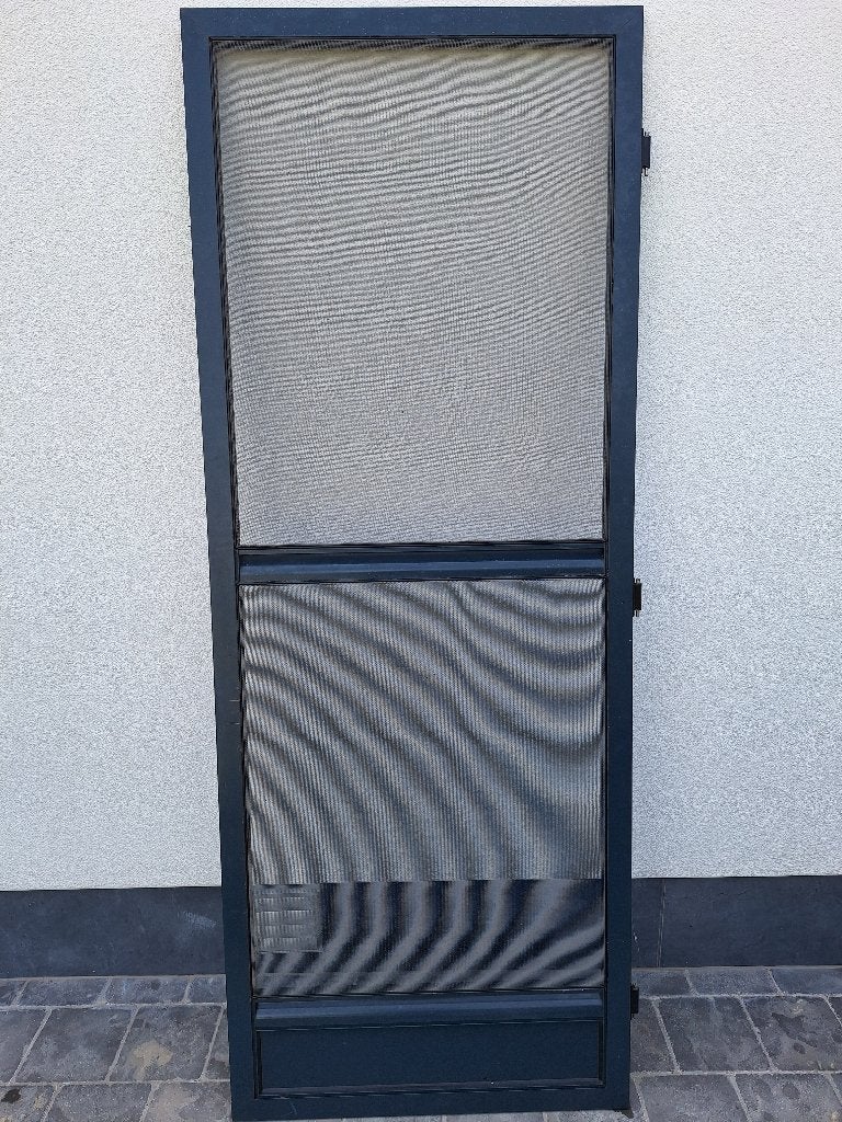 Hordeur aluminium, Ophalen, Gebruikt, 80 tot 100 cm, Hordeur