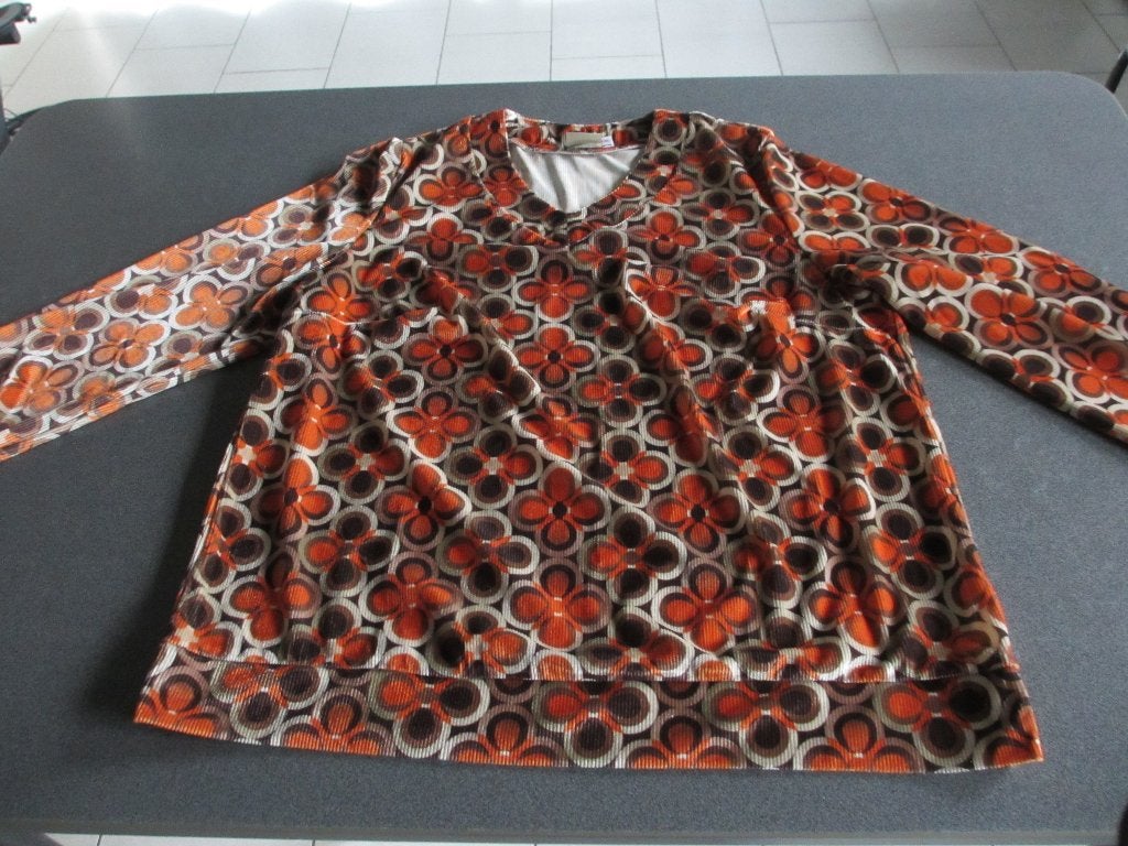 roest-bruin dames t'shirt, Ophalen, Bruin, Maat 46/48 (XL) of groter, Zo goed als nieuw