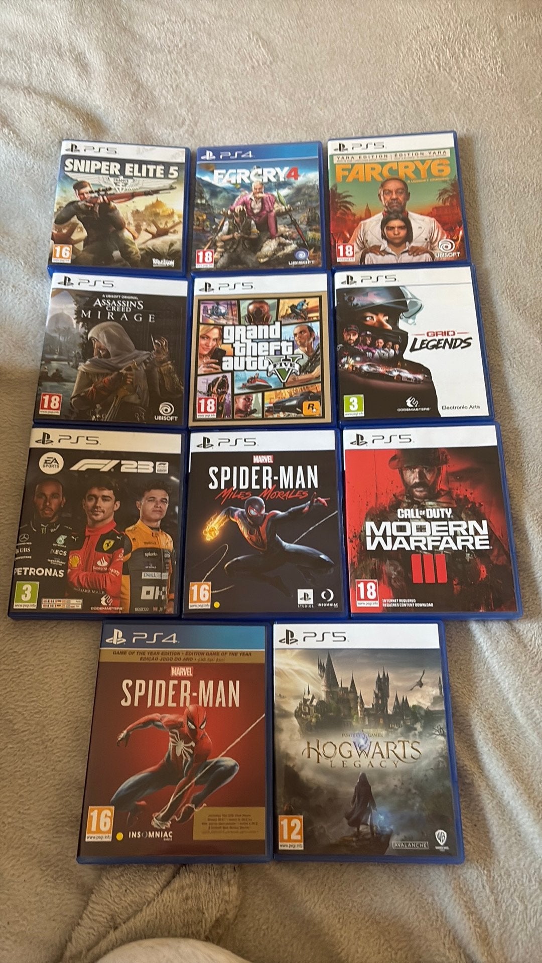 Ps 4&5 games (zie beschrijving voor prijzen), Consoles de jeu & Jeux vidéo, Enlèvement, Comme neuf
