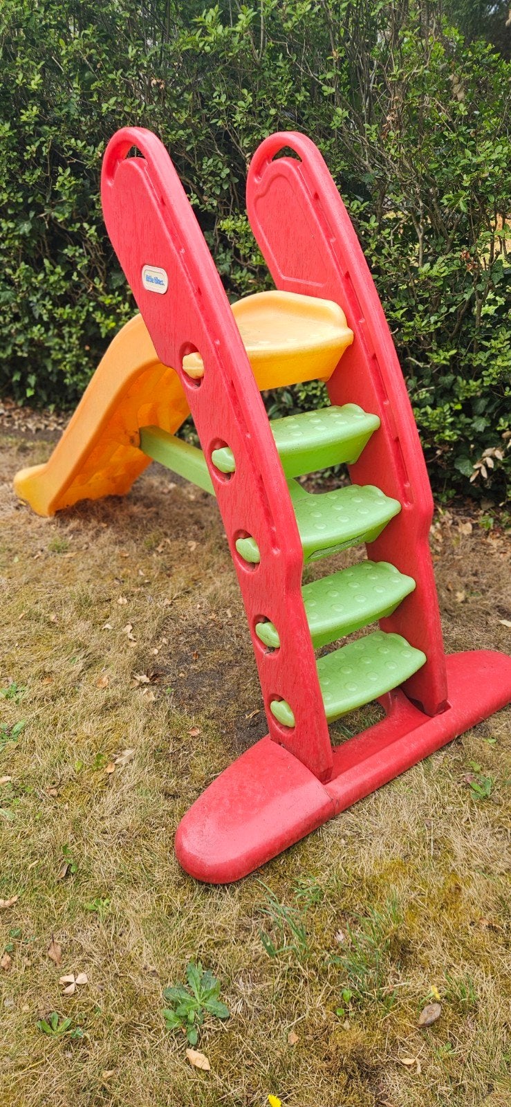 Toboggan Little Tikes rouge, vert et jaune – bon état, Enlèvement, Toboggan