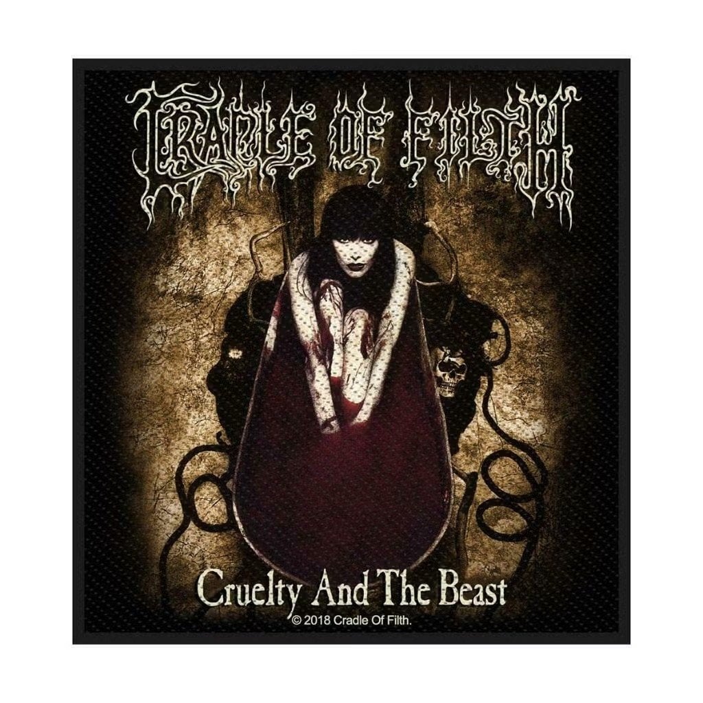 Cradle of Filth Cruelty and the Beast patch off. merchandise, Ophalen of Verzenden, Nieuw