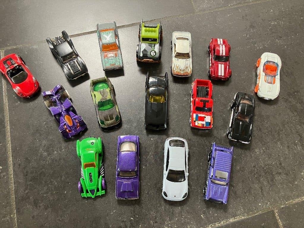Hotwheels auto set, Ophalen, Gebruikt